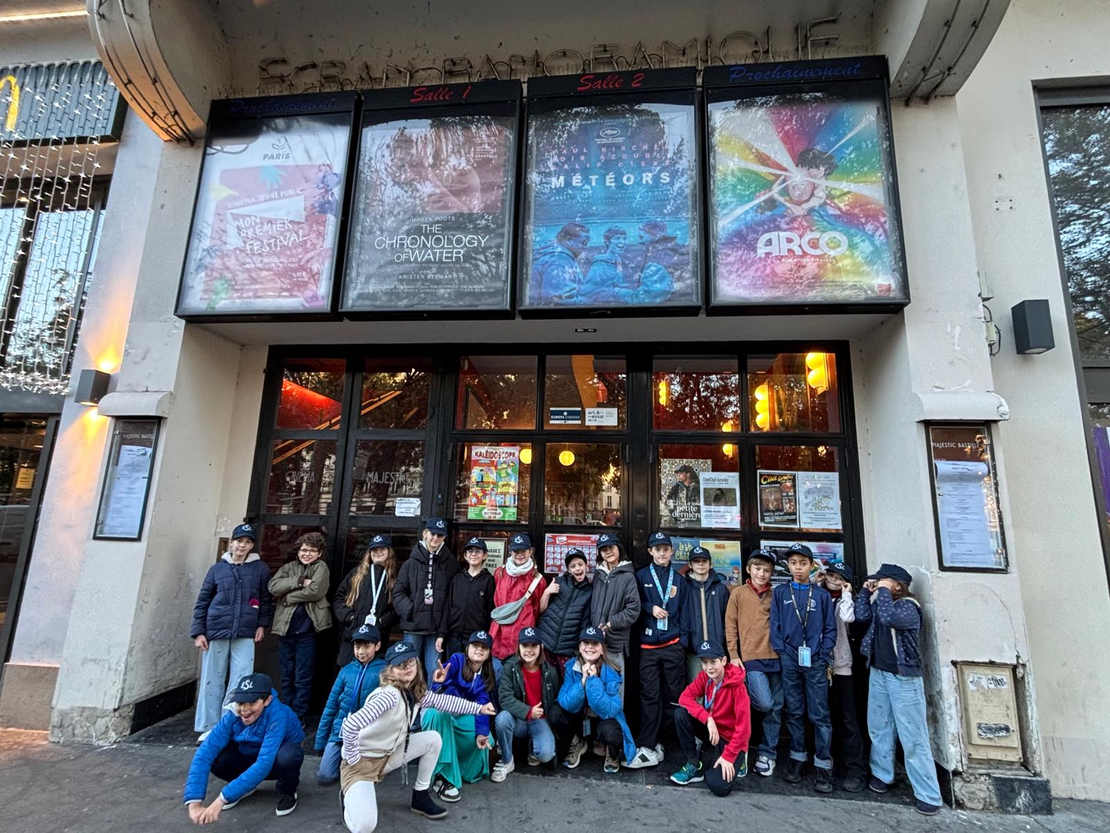 Sortie au cinéma pour les CM2