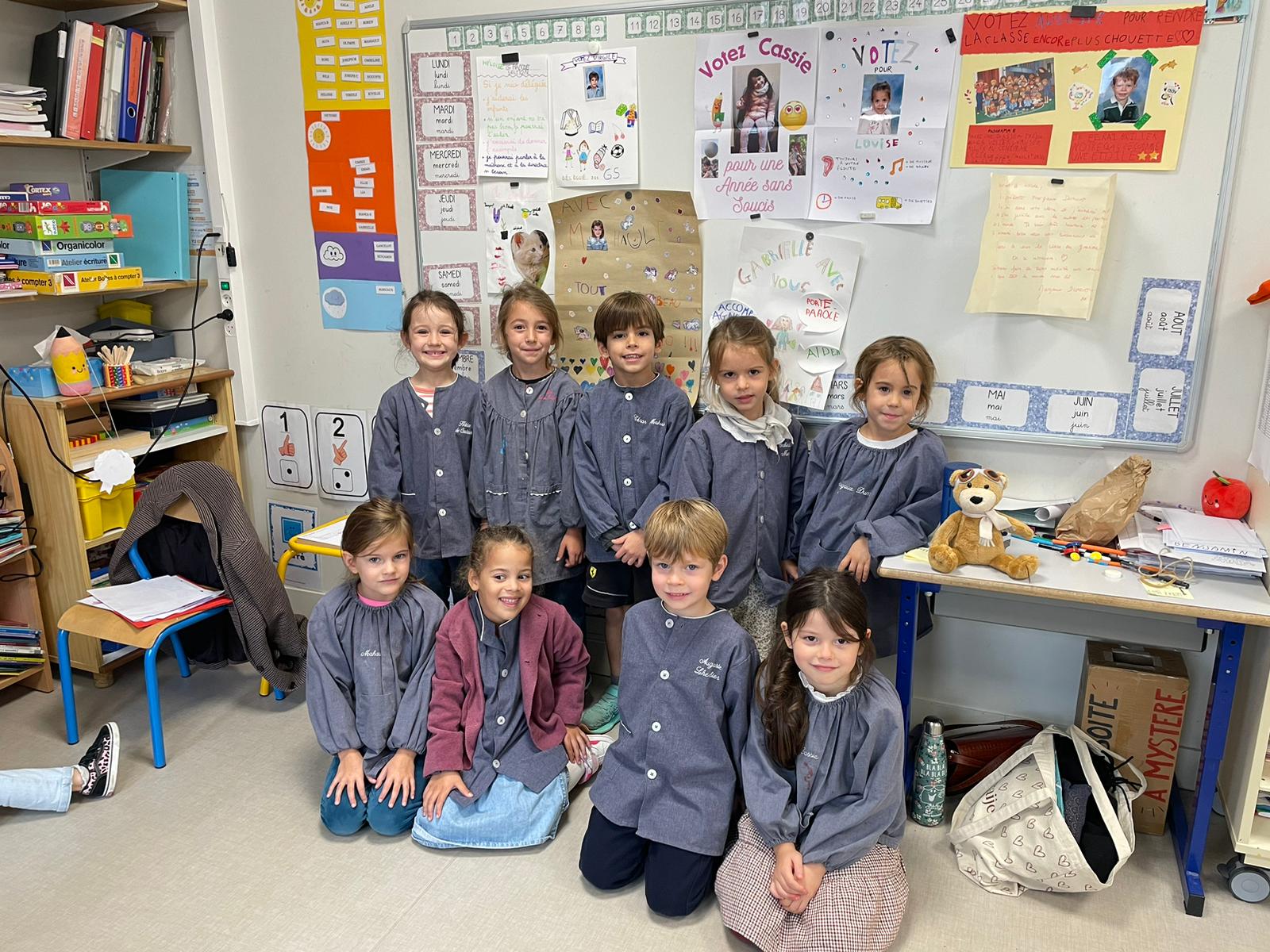 Election des délégués de classe de grande section au CM2