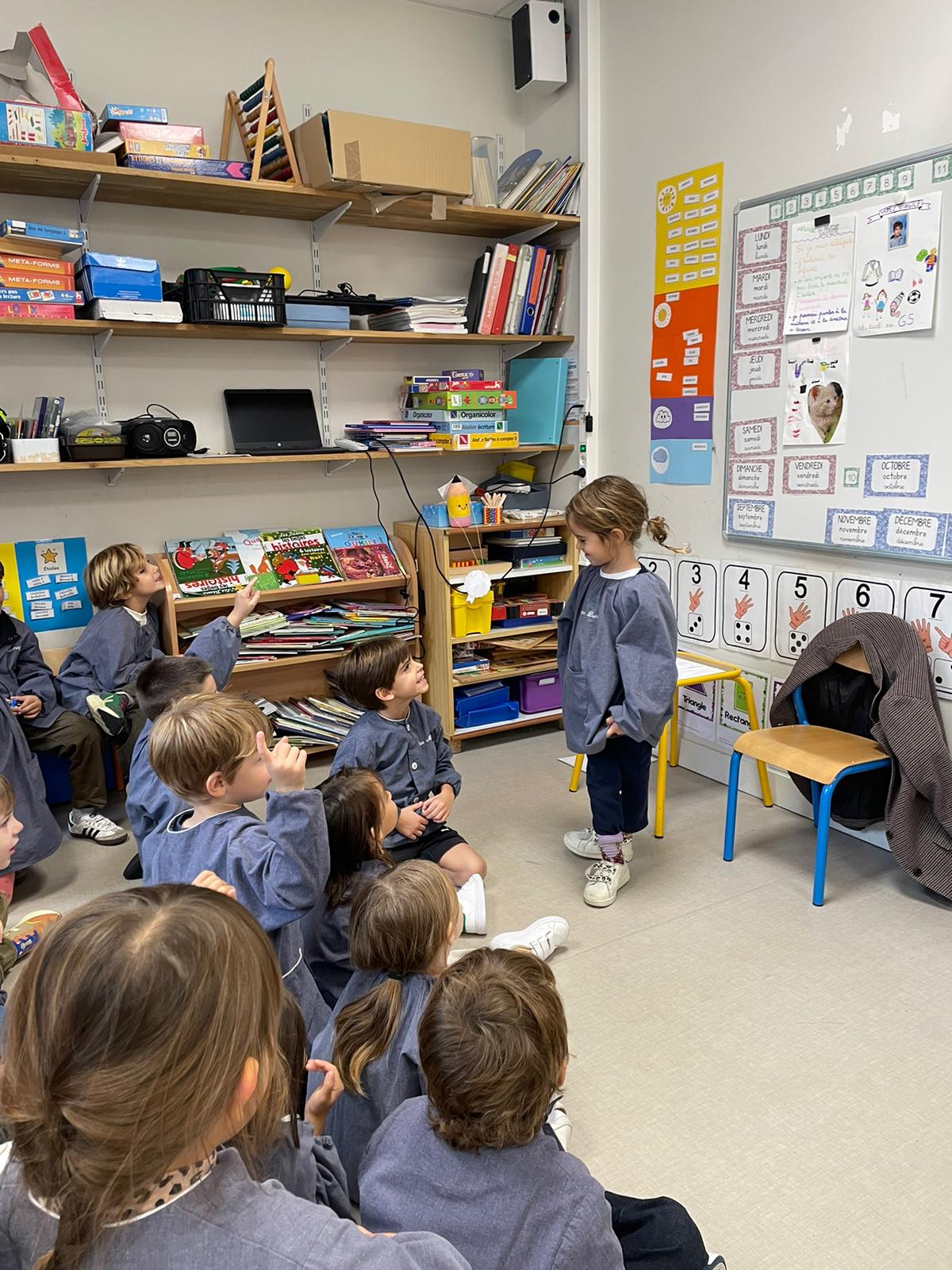 Election des délégués de classe de grande section au CM2