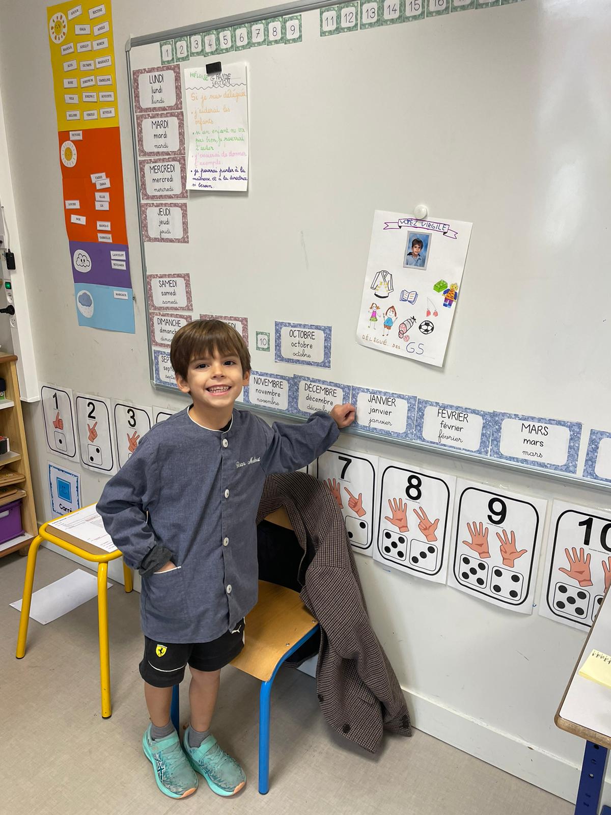 Election des délégués de classe de grande section au CM2