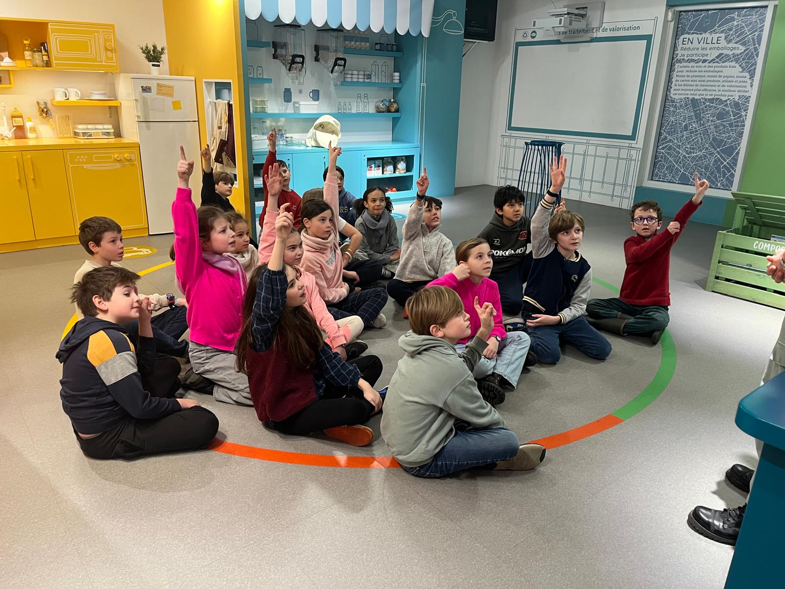 Sortie des CM1 à l’Espace Info Déchets du Sytcom