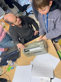 Sortie des CE2 à l’imprimerie Louis Braille