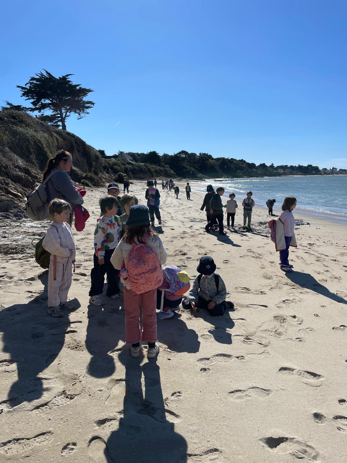 Voyage des classes du CP au CM2 à Piriac-sur-Mer