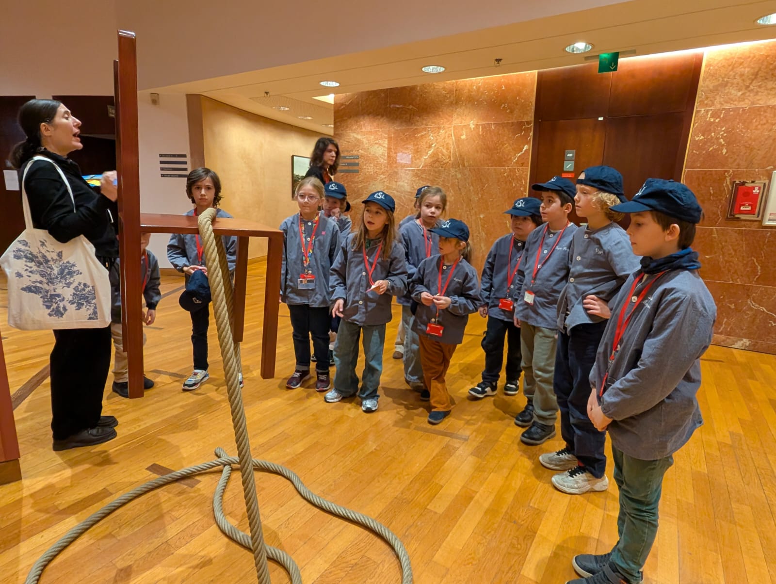 Sortie des CE2 à la collection d’art de la Société Générale